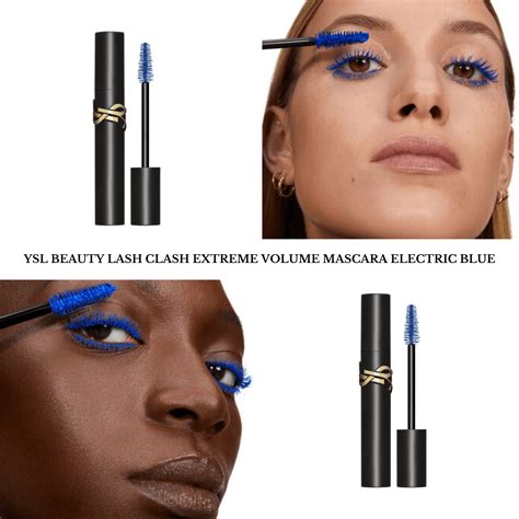 blu electric ysl|ysl blue electric mascara.